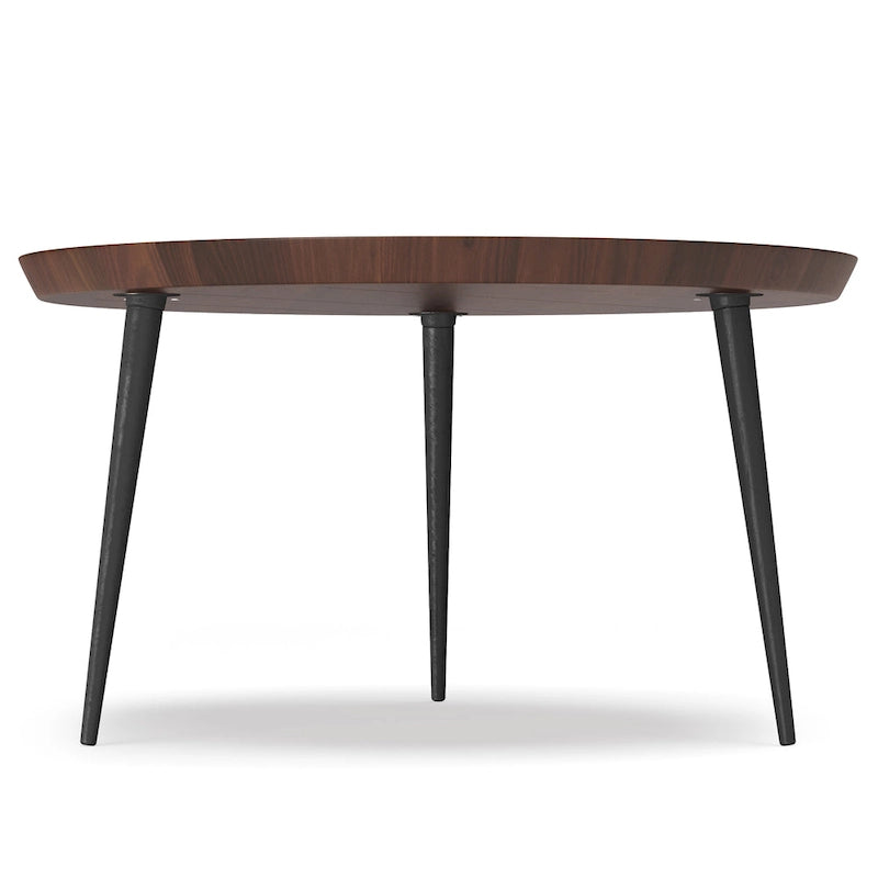 Table basse moderne industrielle Joellla WYNDENHALL, Cognac - 30 P x 30 L x 16 H
