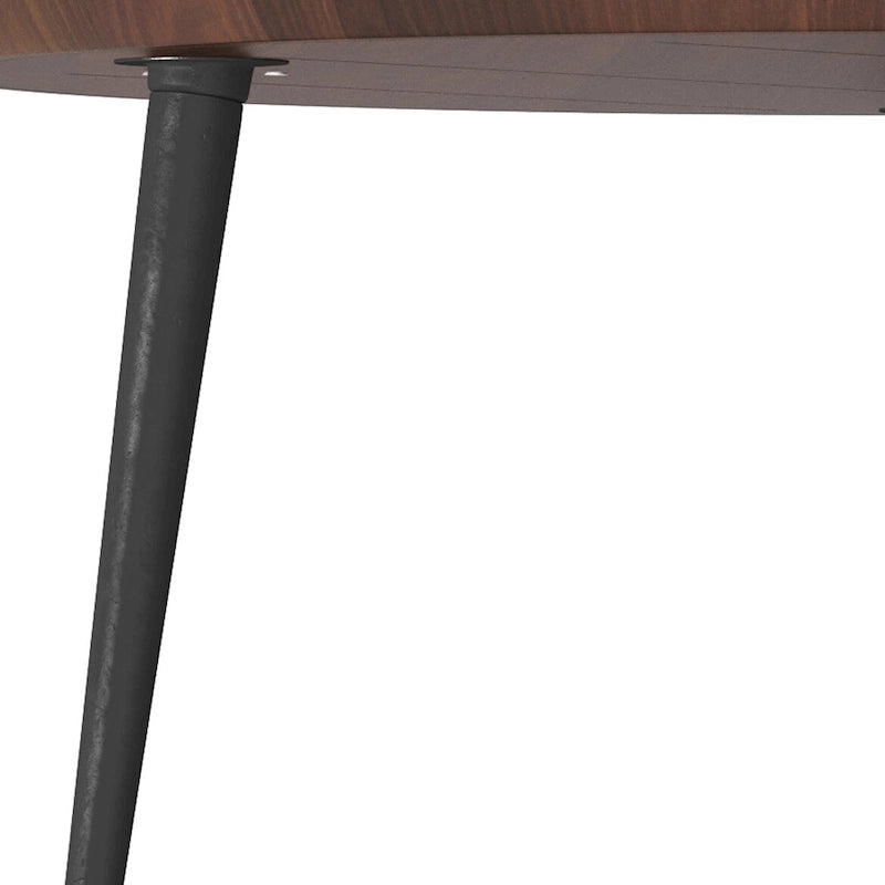 Table basse moderne industrielle Joellla WYNDENHALL, Cognac - 30 P x 30 L x 16 H