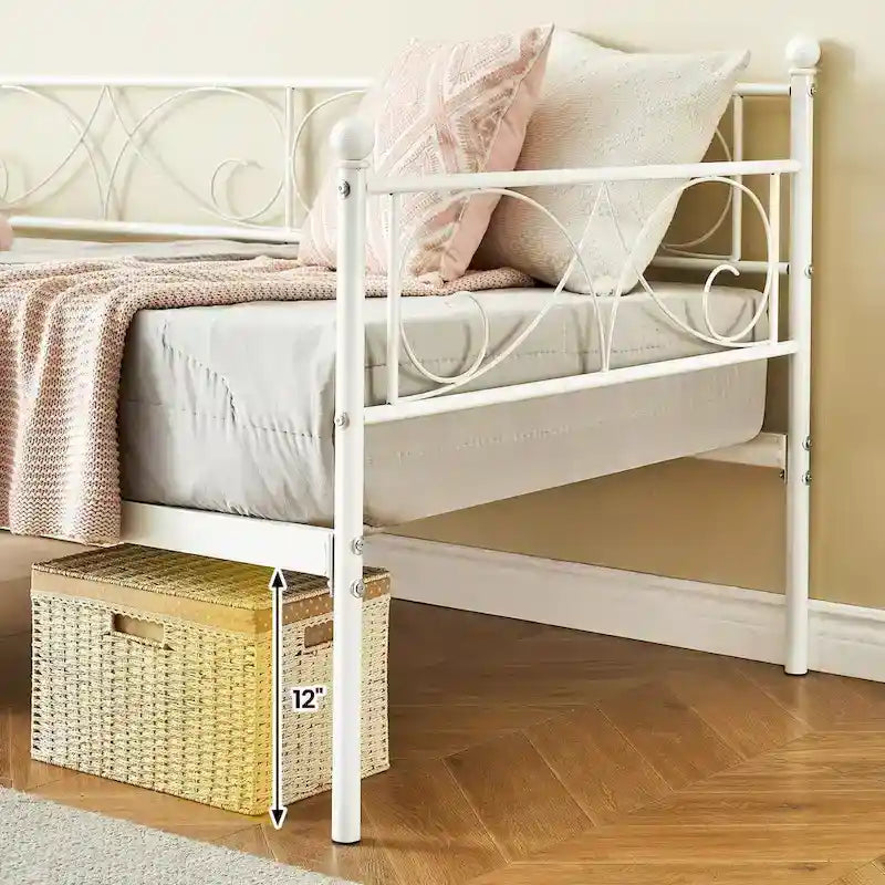 Lit de repos double avec lit gigogne escamotable
