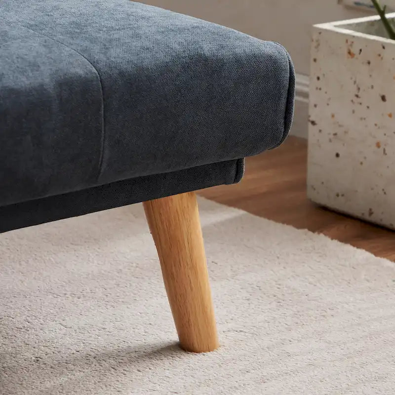 82.3 Largeur Canapé moderne en velours Boutons bijoux Accoudoir carré capitonné, 2 oreillers inclus, Beige, 4 couleurs