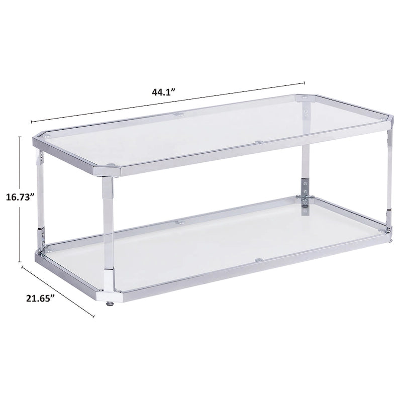 Tables basses en verre 112 cm