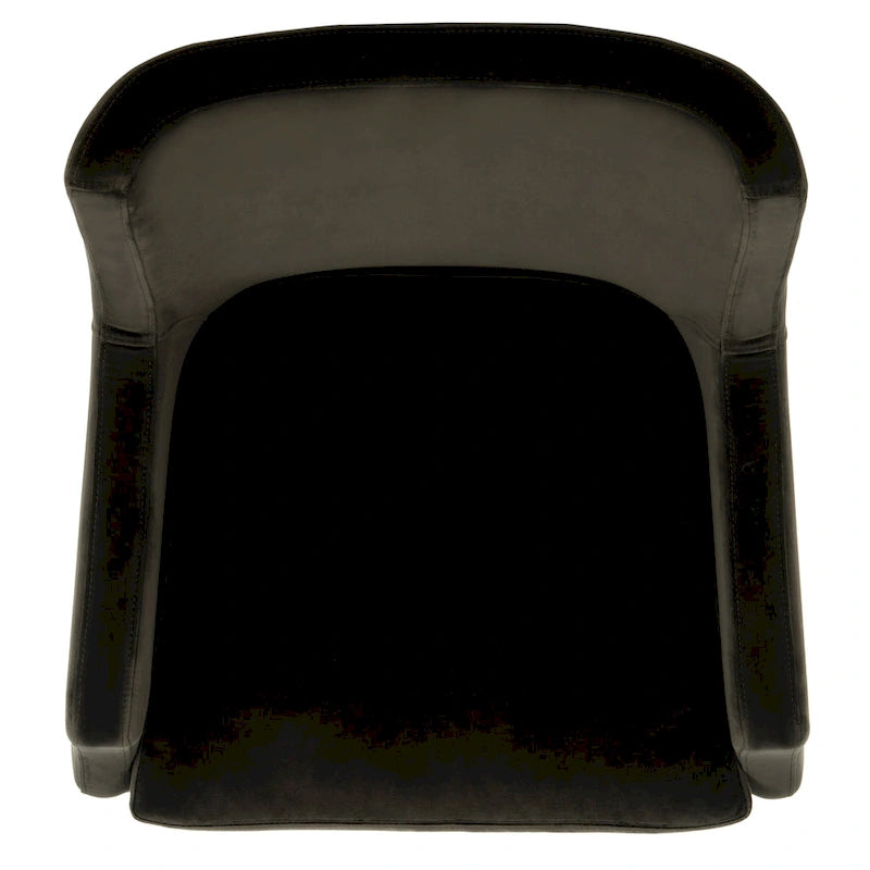 Fauteuil en velours Anjanette SAFAVIEH Couture - 28 L x 29,9 P x 35,4 H - 28Lx30Px35H