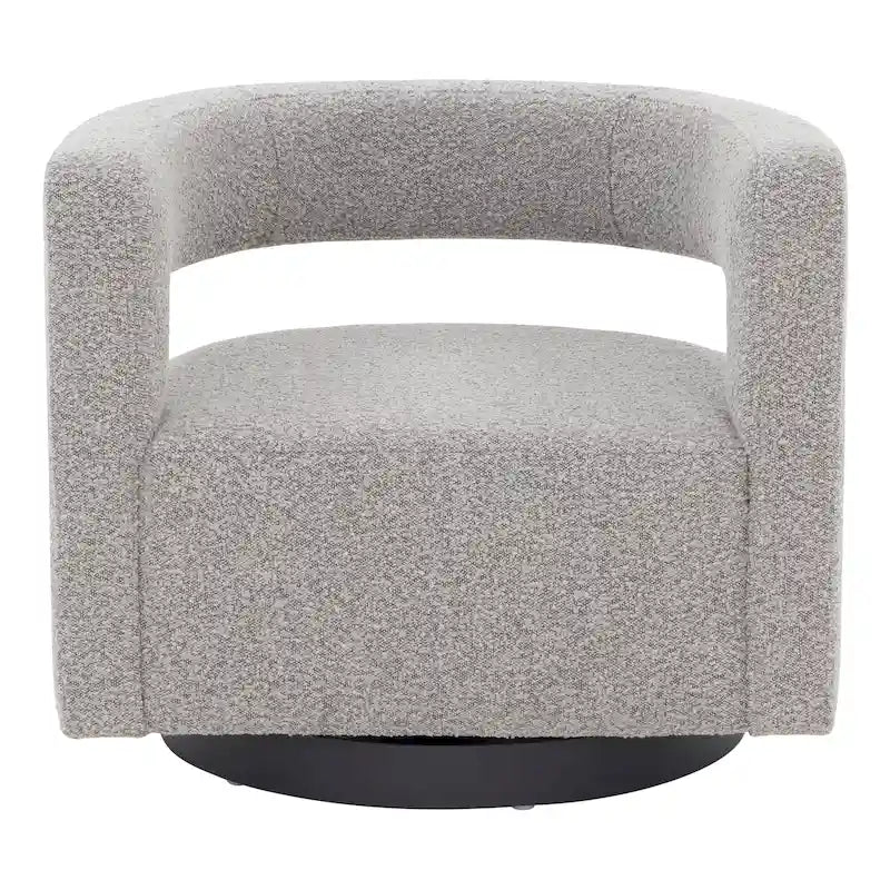 SAFAVIEH Couture Fauteuil pivotant Cela (entièrement assemblé) - 31,1 L x 28,4 P x 26,8 H - 31Lx28Px27H