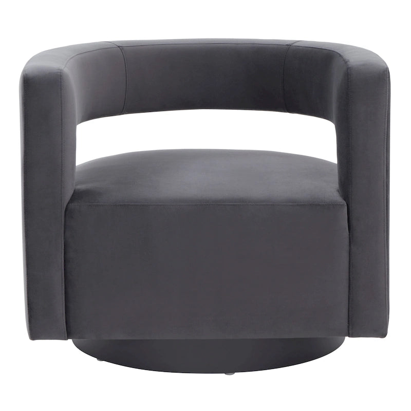 SAFAVIEH Couture Fauteuil pivotant Cela (entièrement assemblé) - 31,1 L x 28,4 P x 26,8 H - 31Lx28Px27H