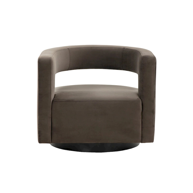 SAFAVIEH Couture Fauteuil pivotant Cela (entièrement assemblé) - 31,1 L x 28,4 P x 26,8 H - 31Lx28Px27H