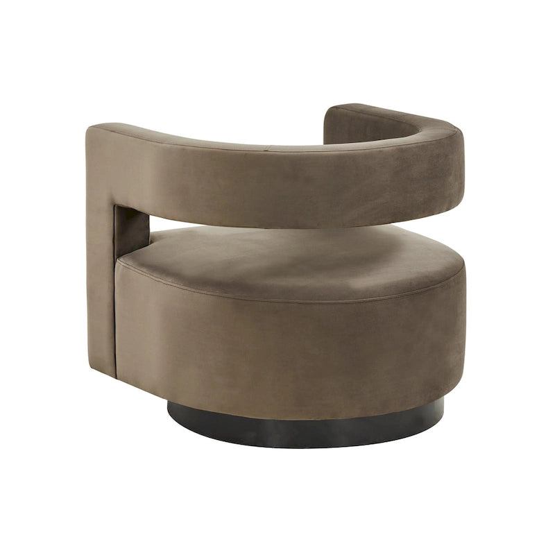 SAFAVIEH Couture Fauteuil pivotant Cela (entièrement assemblé) - 31,1 L x 28,4 P x 26,8 H - 31Lx28Px27H