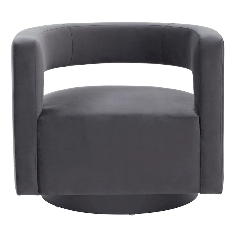 SAFAVIEH Couture Fauteuil pivotant Cela (entièrement assemblé) - 31,1 L x 28,4 P x 26,8 H - 31Lx28Px27H