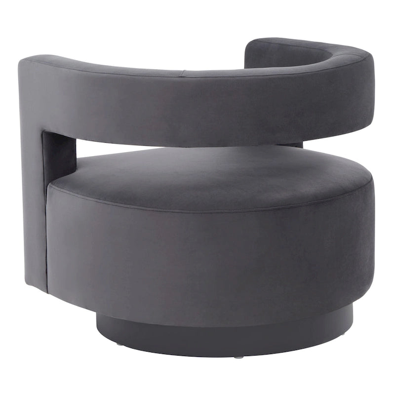 SAFAVIEH Couture Fauteuil pivotant Cela (entièrement assemblé) - 31,1 L x 28,4 P x 26,8 H - 31Lx28Px27H