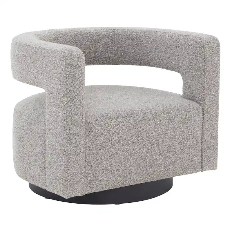 SAFAVIEH Couture Fauteuil pivotant Cela (entièrement assemblé) - 31,1 L x 28,4 P x 26,8 H - 31Lx28Px27H