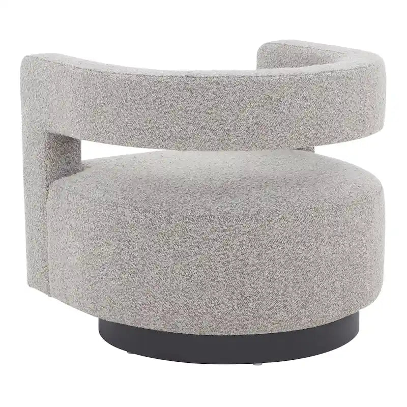 SAFAVIEH Couture Fauteuil pivotant Cela (entièrement assemblé) - 31,1 L x 28,4 P x 26,8 H - 31Lx28Px27H