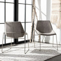 Chaise de salle à manger Oliva Mid Century SAFAVIEH (Lot de 2) - 25 x 24 x 33,3 - 25 x 24 x 33,3 - 25 larg. x 24 prof. x 33 haut.