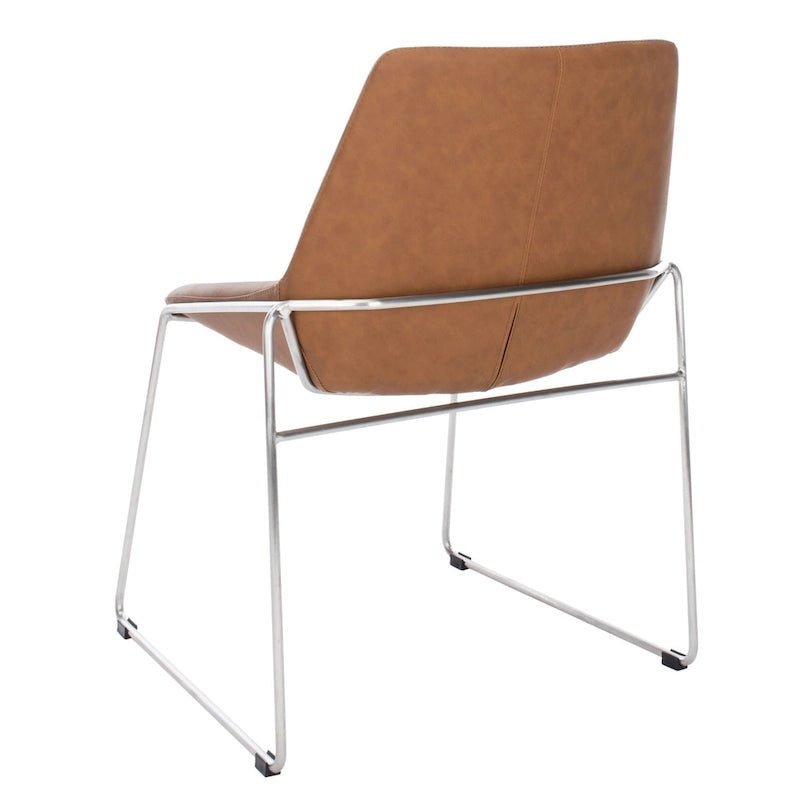 Chaise de salle à manger Oliva Mid Century SAFAVIEH (Lot de 2) - 25 x 24 x 33,3 - 25 x 24 x 33,3 - 25 larg. x 24 prof. x 33 haut.