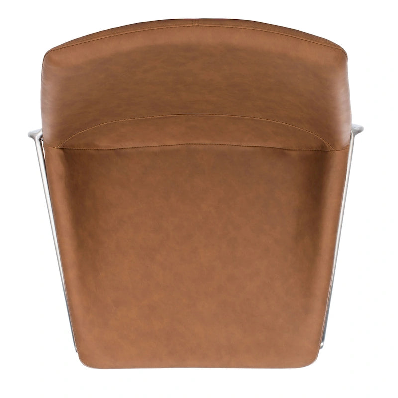 Chaise de salle à manger Oliva Mid Century SAFAVIEH (Lot de 2) - 25 x 24 x 33,3 - 25 x 24 x 33,3 - 25 larg. x 24 prof. x 33 haut.