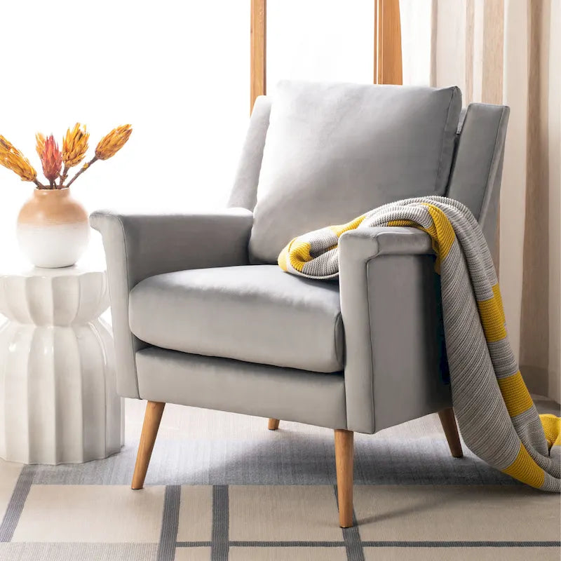 SAFAVIEH Anner Fauteuil du milieu du siècle - 28.7 x 28.4 x 33.9 - 29Lx28Px34H