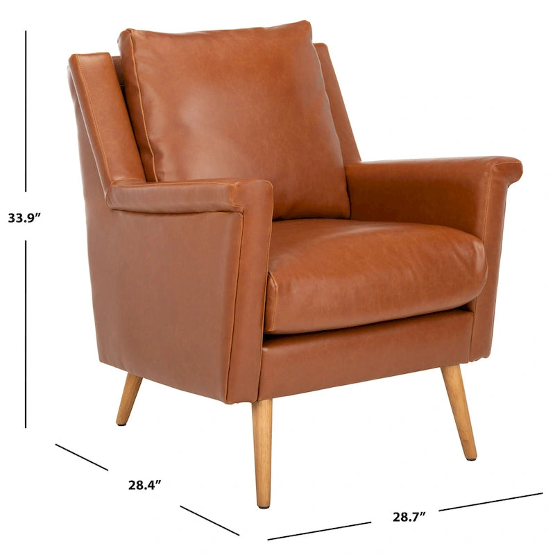 SAFAVIEH Anner Fauteuil du milieu du siècle - 28.7 x 28.4 x 33.9 - 29Lx28Px34H
