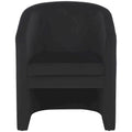 SAFAVIEH Theodosia Fauteuil d'appoint dossier rond (entièrement assemblé) - L61 x P61 x H76 cm - 61Lx61Px76H