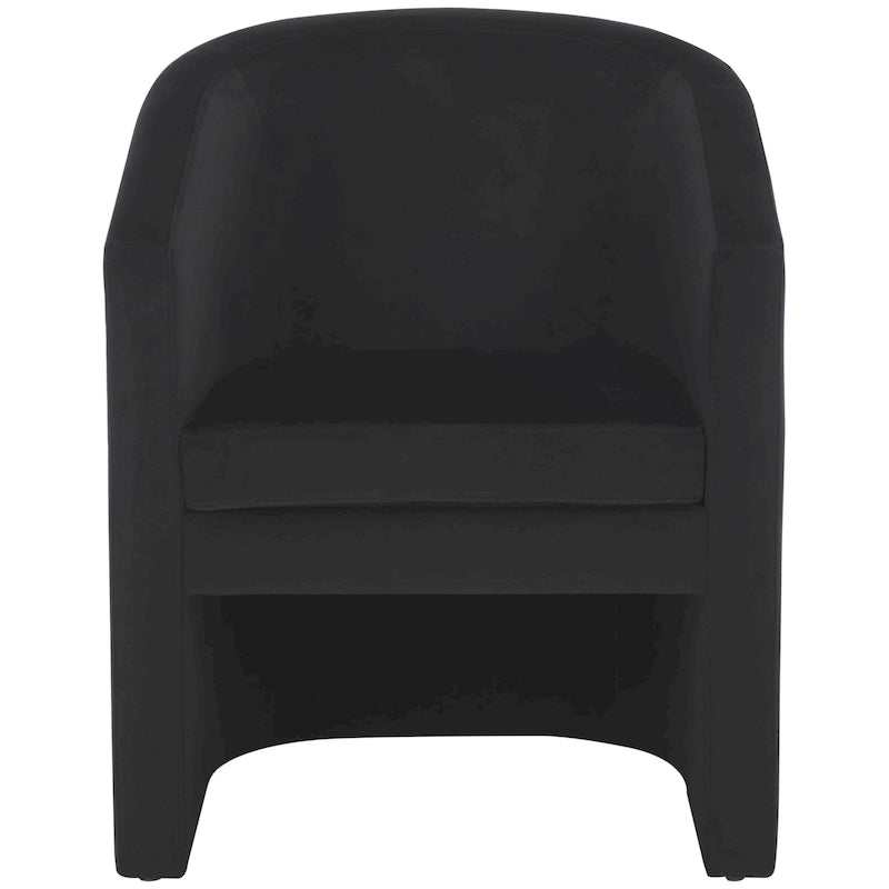 SAFAVIEH Theodosia Fauteuil d'appoint dossier rond (entièrement assemblé) - L61 x P61 x H76 cm - 61Lx61Px76H