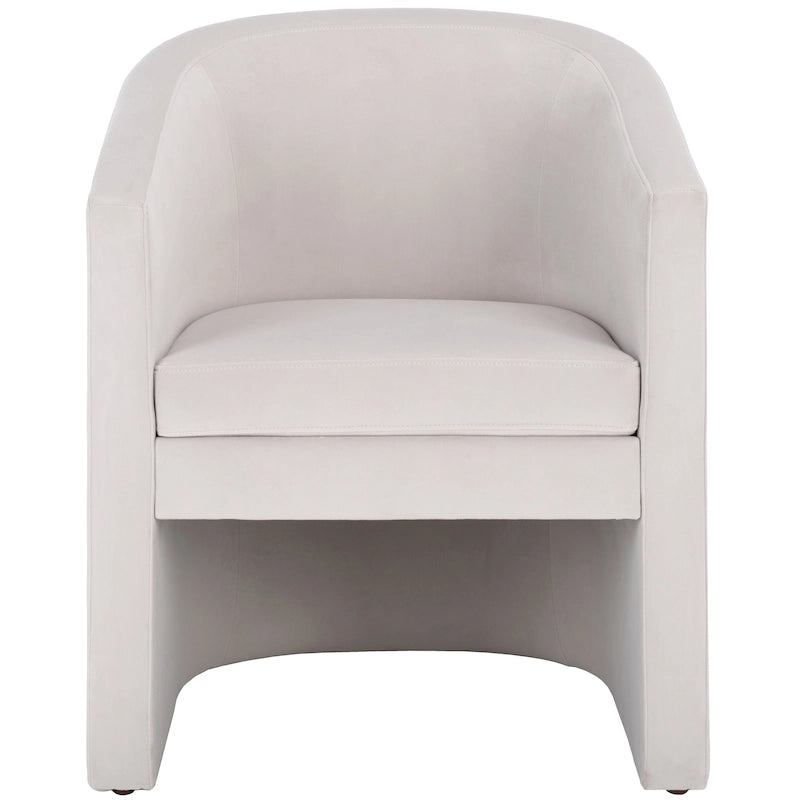 SAFAVIEH Theodosia Fauteuil d'appoint dossier rond (entièrement assemblé) - L61 x P61 x H76 cm - 61Lx61Px76H