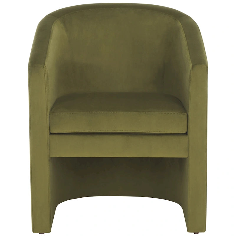 SAFAVIEH Theodosia Fauteuil d'appoint dossier rond (entièrement assemblé) - L61 x P61 x H76 cm - 61Lx61Px76H