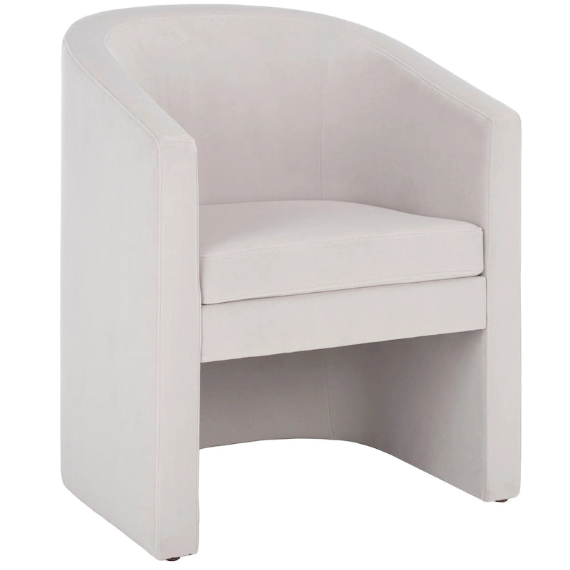 SAFAVIEH Theodosia Fauteuil d'appoint dossier rond (entièrement assemblé) - L61 x P61 x H76 cm - 61Lx61Px76H