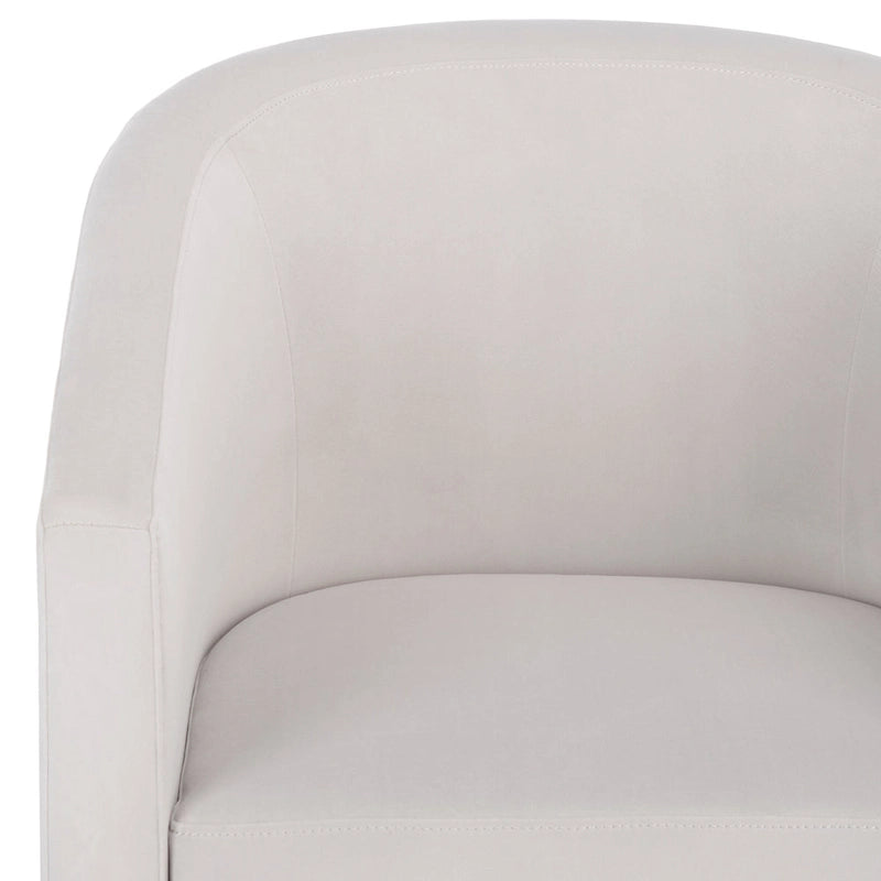 SAFAVIEH Theodosia Fauteuil d'appoint dossier rond (entièrement assemblé) - L61 x P61 x H76 cm - 61Lx61Px76H