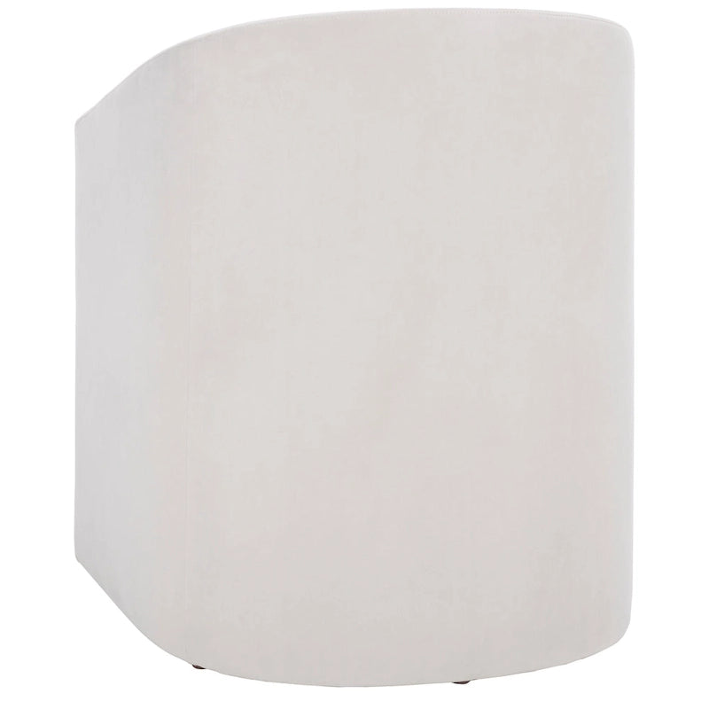 SAFAVIEH Theodosia Fauteuil d'appoint dossier rond (entièrement assemblé) - L61 x P61 x H76 cm - 61Lx61Px76H