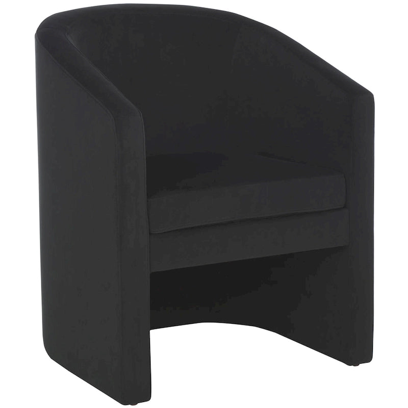 SAFAVIEH Theodosia Fauteuil d'appoint dossier rond (entièrement assemblé) - L61 x P61 x H76 cm - 61Lx61Px76H