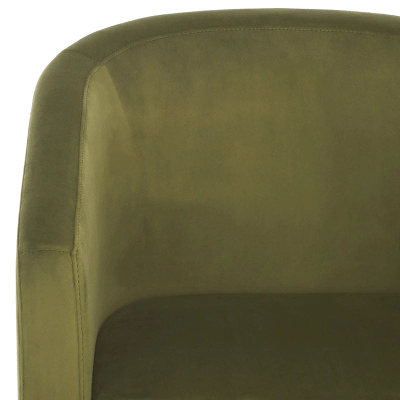 SAFAVIEH Theodosia Fauteuil d'appoint dossier rond (entièrement assemblé) - L61 x P61 x H76 cm - 61Lx61Px76H