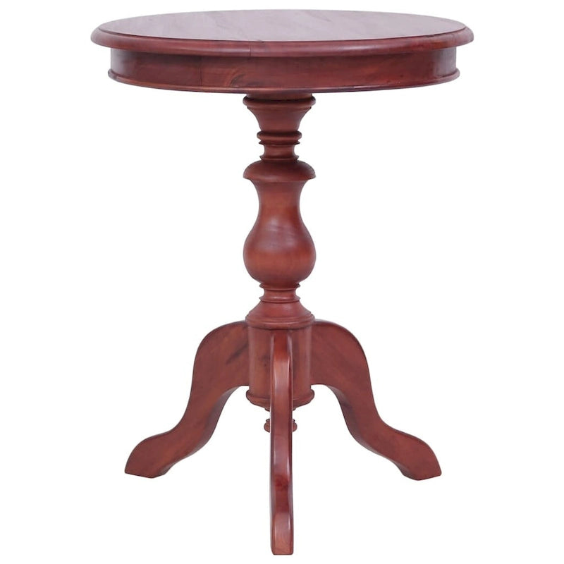 vidaXL Table d'appoint marron 50x50x65 cm Bois d'acajou massif