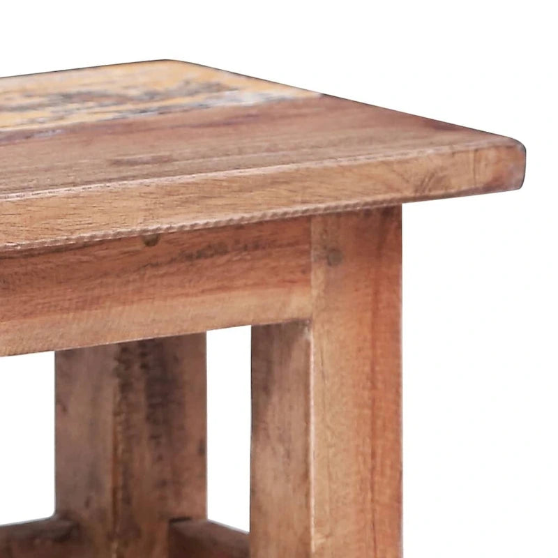 vidaXL Tables gigognes 2 pcs Bois de récupération massif - 15,7 x 15,7 x 11,8