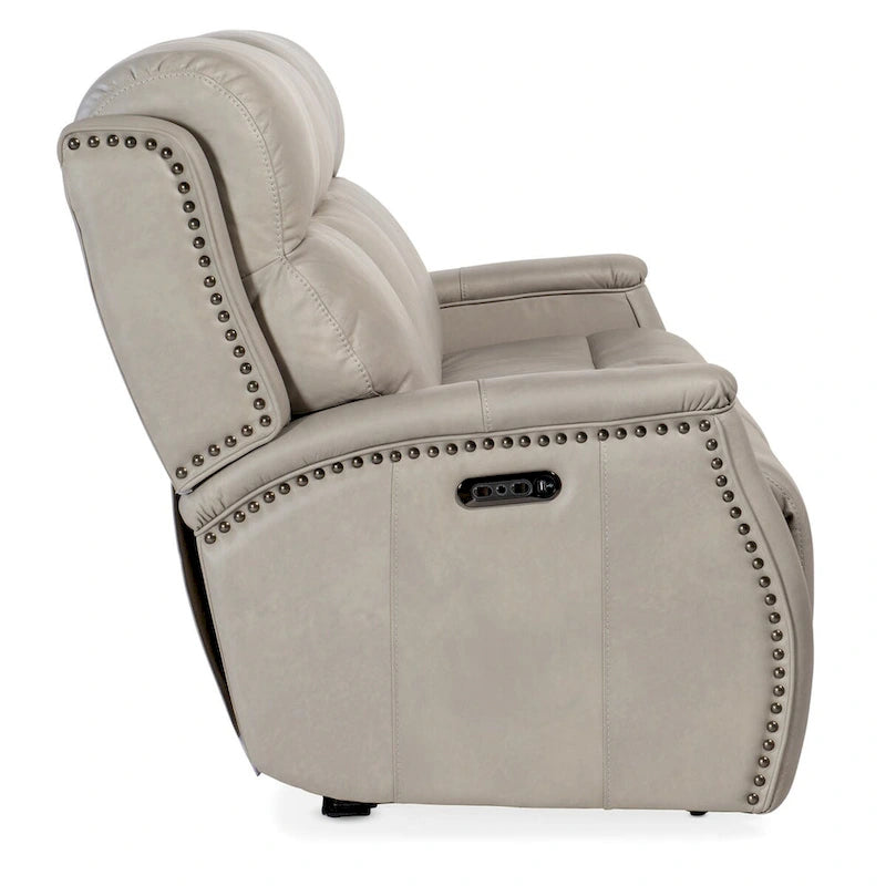 Canapé inclinable électrique en cuir de 78 po Hooker Furniture SS703-RHEA-POWER-SOFA Rhea