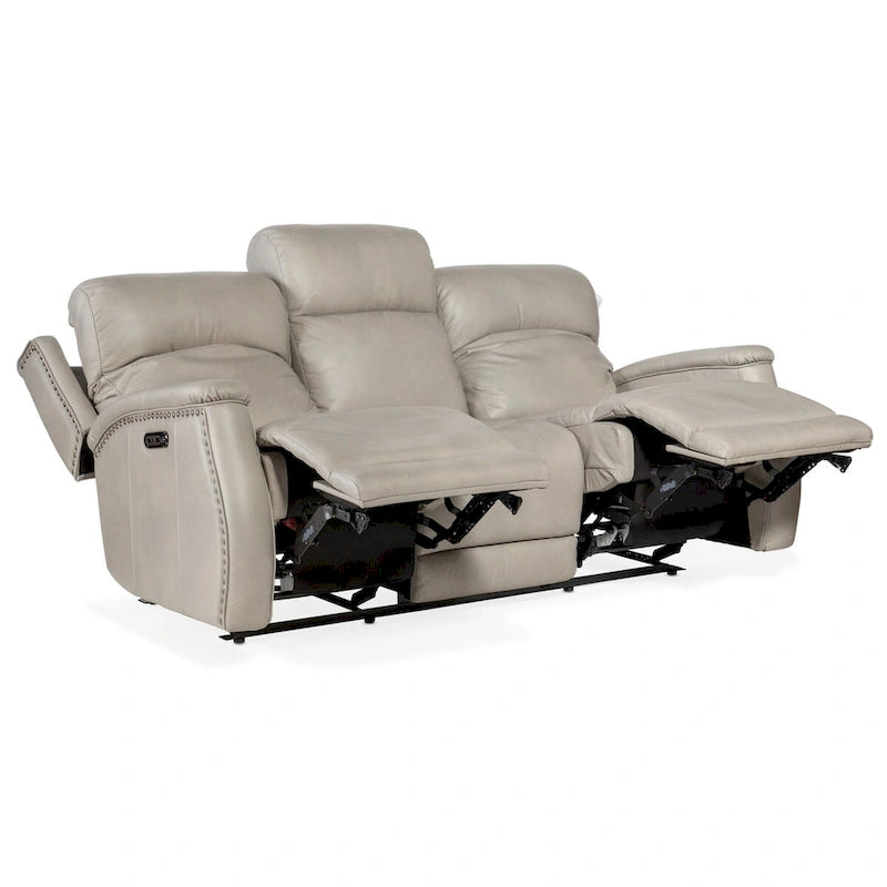 Canapé inclinable électrique en cuir de 78 po Hooker Furniture SS703-RHEA-POWER-SOFA Rhea
