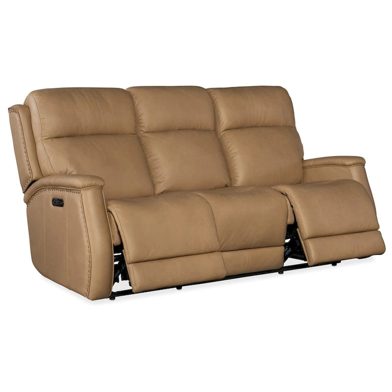 Canapé inclinable électrique en cuir de 78 po Hooker Furniture SS703-RHEA-POWER-SOFA Rhea