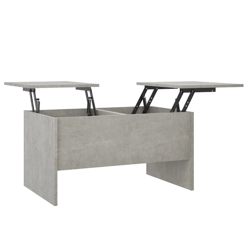 vidaXL Table Basse Relevable Table d'appoint Table d'appoint pour Canapé Bois d'ingénierie - 80 x 50 x 42,5 cm