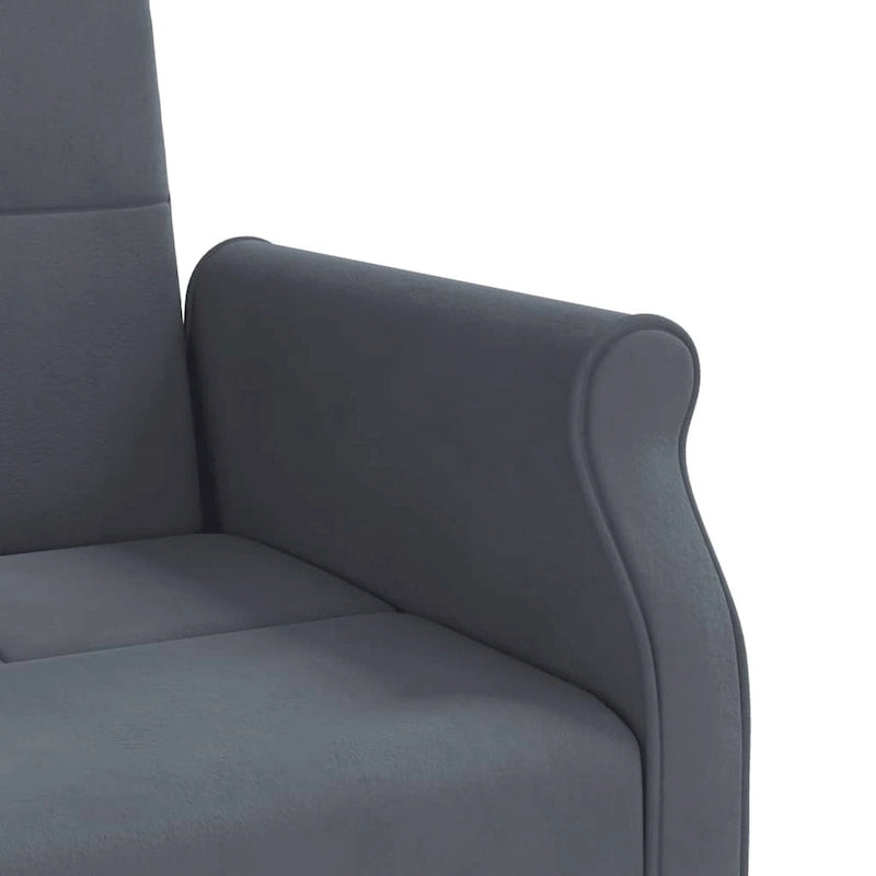 vidaXL Canapé convertible 2 places avec coussins pour studio Velours - 85 x 35 x 27.6