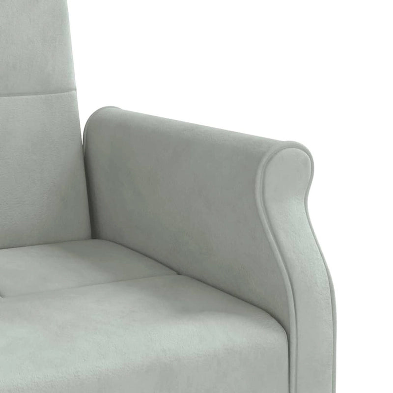 vidaXL Canapé convertible 2 places avec coussins pour studio Velours - 85 x 35 x 27.6
