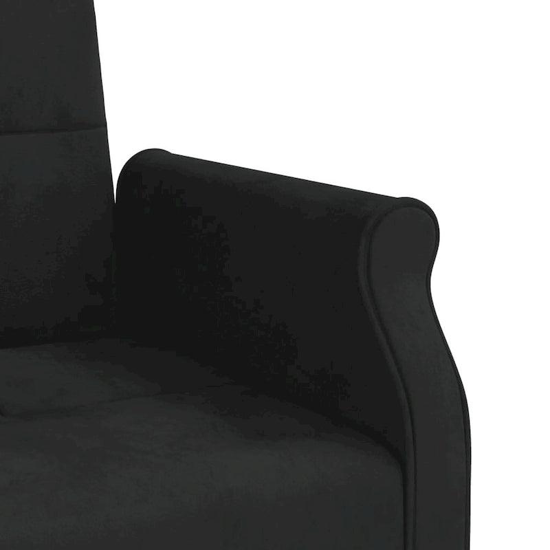 vidaXL Canapé convertible 2 places avec coussins pour studio Velours - 85 x 35 x 27.6