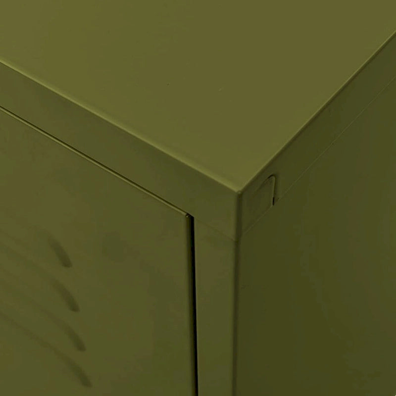 vidaXL Meuble TV Meuble de Rangement Buffet Console TV Meuble Multimédia Armoire en Acier - 105 x 35 x 50 cm