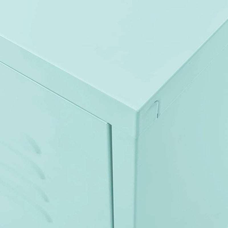 vidaXL Meuble TV Meuble de Rangement Buffet Console TV Meuble Multimédia Armoire en Acier - 105 x 35 x 50 cm