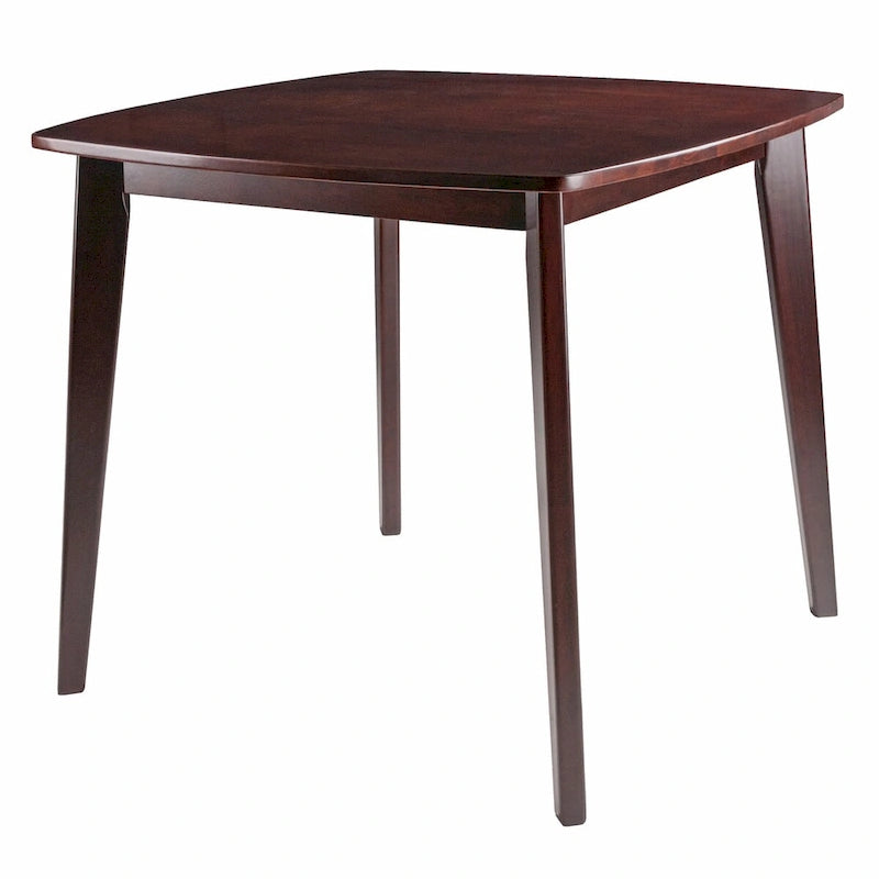 Table à manger Pauline, Noyer - 34.02 x 34.02 x 29.33 pouces