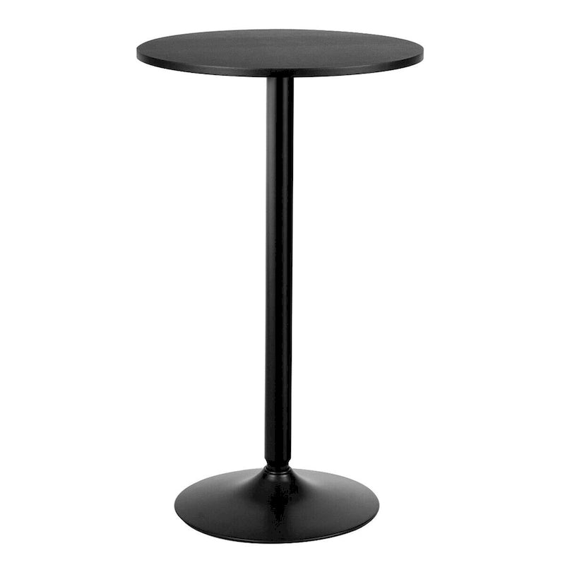 Ensemble de table de pub Gymax 3 pièces, 1 table de bar ronde de 24 po et 2 tabourets de bar réglables