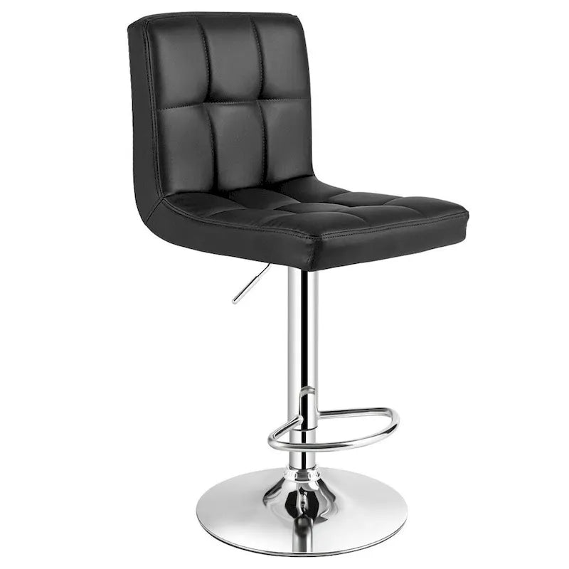 Ensemble de table de pub Gymax 3 pièces, 1 table de bar ronde de 24 po et 2 tabourets de bar réglables