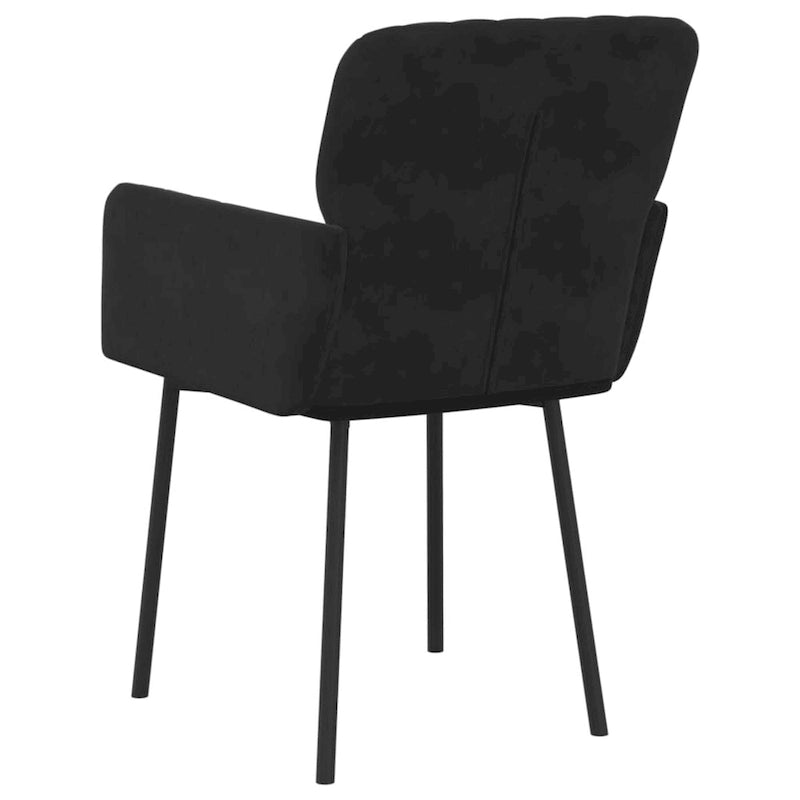 vidaXL Chaises de salle à manger, 2 pièces, fauteuils rembourrés pour salon, velours - 20,3 x 24 x 30,9