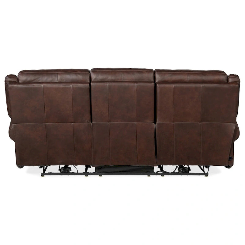 Canapé électrique Hooker Furniture SS103-PHZ3-OBERON-POWER-SOFA Oberon en cuir de 89 pouces de large