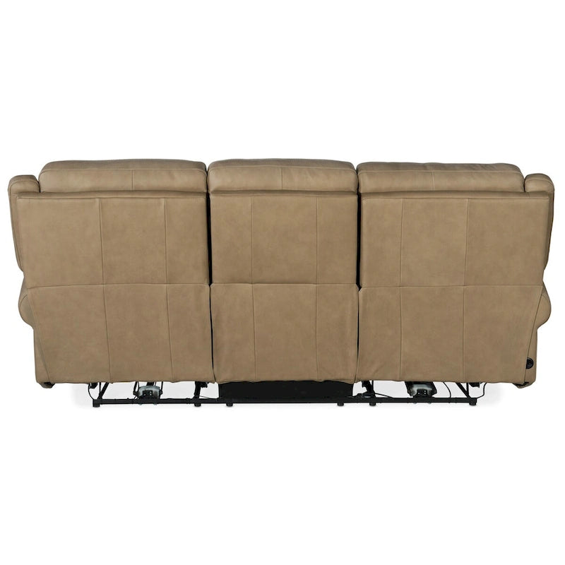 Canapé électrique Hooker Furniture SS103-PHZ3-OBERON-POWER-SOFA Oberon en cuir de 89 pouces de large