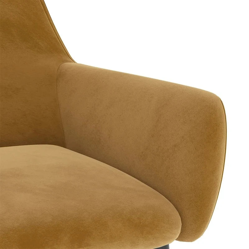vidaXL Chaises de salle à manger Chaise rembourrée avec pieds en métal pour salon Velours - 22 x 22 x 30.7