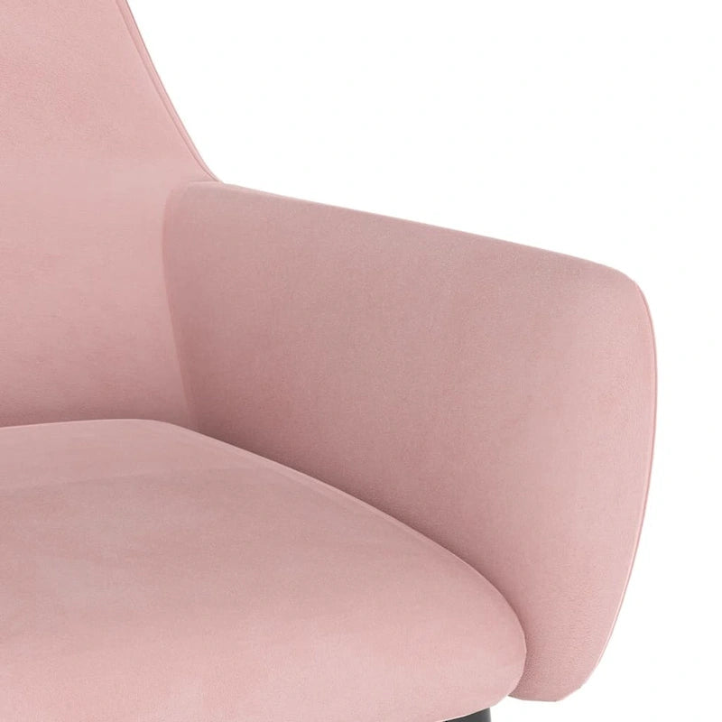 vidaXL Chaises de salle à manger Chaise rembourrée avec pieds en métal pour salon Velours - 22 x 22 x 30.7
