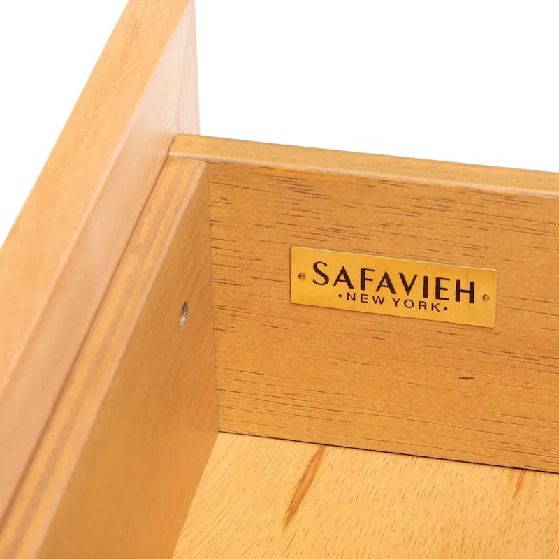 Console 2 tiroirs en rotin Capitola SAFAVIEH - 42 po L x 14 po P x 31 po H - 42Lx14Px31H