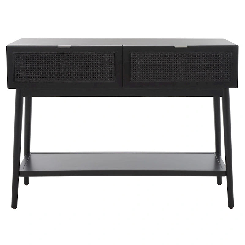 Console 2 tiroirs en rotin Capitola SAFAVIEH - 42 po L x 14 po P x 31 po H - 42Lx14Px31H