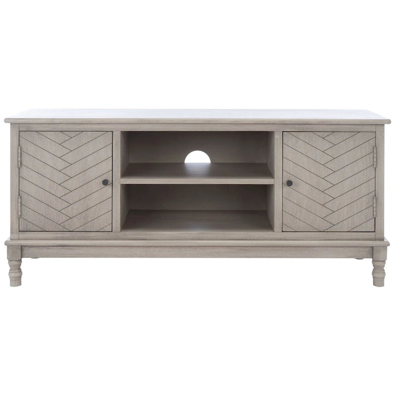 Meuble TV Safavieh Echo 2 portes 2 étagères - 47,3 L x 15,8 P x 20 H - 47Lx16Px20H